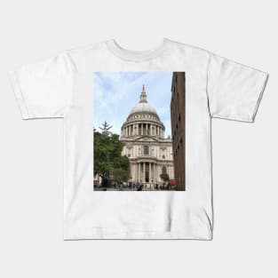 St Paul Cathedral London England Anglican Kids T-Shirt